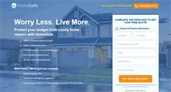 Desktop Screenshot of homesafe.com